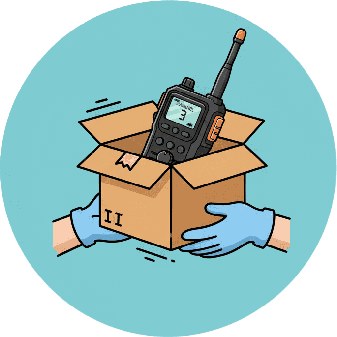 お届けのイラスト